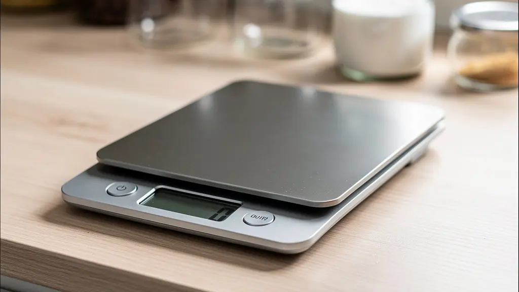 Balance de précision sur plan de travail épuré pour dosage précis